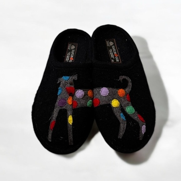 HAFLINGER Doggy Wool Slippers size 39 - Picture 2 of 7